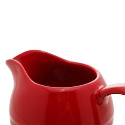 Leiteira Cerâmica 12,5x8x9cm Retrô Vermelho - Wolff - 3