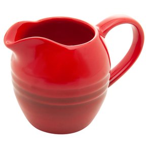 Leiteira Cerâmica 12,5x8x9cm Retrô Vermelho - Wolff