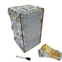 Ver imagem 1 de Cofre Desafio 50 Mil Guardar Junte Dinheiro Woodbox Torre Tr