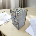 Ver imagem 3 de Cofre Desafio 50 Mil Guardar Junte Dinheiro Woodbox Torre Tr