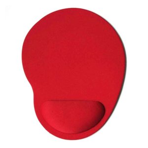 Mouse Pad Ergonômico Confort com Apoio de Punho Silicone em Gel Antiderrapante Colorido:vermelho