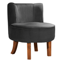 Ver imagem 1 de Cadeira Decorativa Oliva Via Encanto Veludo Cinza