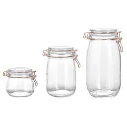 Pote Hermético Rose Conjunto 3 Peças Hauskraft - 1