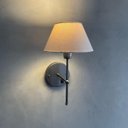 Ver imagem 3 de Kit 2 Arandelas de Parede Clássica com Interruptor e Cúpula Preta Ref 16 Decoração Casa Sala Quarto