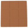 Puff Decorativo Para Sala de Estar Quadrado Milano 90x90cm W01 Bouclê Terracota - Lyam Decor - 8