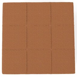 Puff Decorativo Para Sala de Estar Quadrado Milano 90x90cm W01 Bouclê Terracota - Lyam Decor - 8 Puff Decorativo Para Sala de Estar Quadrado Milano 90x90cm W01 Bouclê Terracota - Lyam Decor - 8