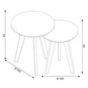 Ver imagem 2 de Kit Mesa Lateral Classic Redonda Nature - Imcal