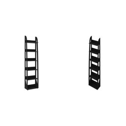 Kit 3 Estantes para Livros 6 Prateleiras Floripa Espresso Móveis - 9