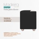 Ver imagem 7 de Puff Decorativo Urban Corino para Sala Quarto Hall de Entrada Compacto Assento Extra Preto