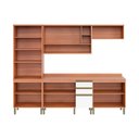 Ver imagem 5 de Cozinha Completa Completa Thela Macadâmia (2 Aéreos + 2 Balcões + 1 Paneleiro) 5 Peças Freijo/