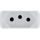 Ver imagem 1 de Kit 8 Modulo para Tomada 2p+t Tramontina Aria 10a 250v