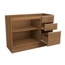 Ver imagem 3 de Balcão de Cozinha Vibra T625 C/ 2 Portas e 3 Gavetas S/ Tampo 120cm Canela Lacca - Kappesberg