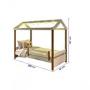 Ver imagem 3 de Cama Eliz Branca com Cama Auxiliar, Led e 2 Colchões - Divaloto