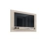 Kit 3 Peças Rack com Painel para TV até 60 Polegadas Retrô Safira e Aparador Rubi - 6