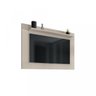 Kit 3 Peças Rack com Painel para TV até 60 Polegadas Retrô Safira e Aparador Rubi - 7
