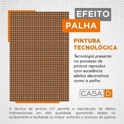 Kit 3 Peças Rack com Painel para TV até 60 Polegadas Retrô Safira e Aparador Rubi - 15