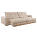 Ver imagem 3 de Sofá Dubai Linho 02 Módulos de 100 Cm B25 Cm Meu Sofá Online