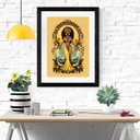 Ver imagem 2 de Quadro Oxum Rainha Água Doce - 60x48cm:madeira Preta