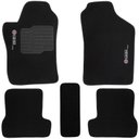 Ver imagem 3 de Jogo de Tapete Automotivo Carpete Fiat Uno Way 2011 à 2018 Soft Logo Bordado Preto 5 Peças S/M SOFT 