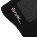 Ver imagem 6 de Jogo de Tapete Automotivo Carpete Fiat Uno Way 2011 à 2018 Soft Logo Bordado Preto 5 Peças S/M SOFT 