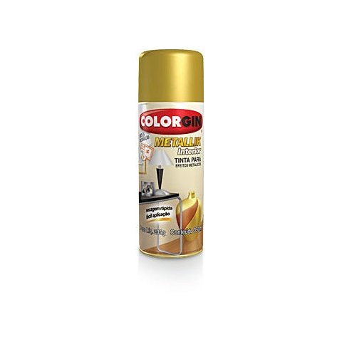 Verniz Metálico Colorgin Spray 400ml Incolor