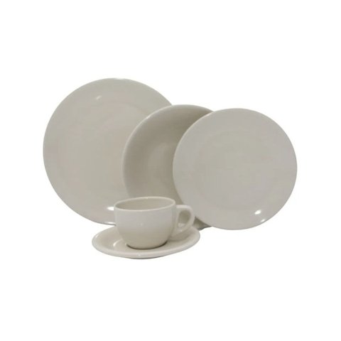 Aparelho Jantar/Cha 20 Peças Oxford Creme 111204