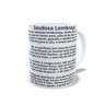 Caneca de Porcelana Branca Personalizada Hino 2 da Harpa Cristã Saudosa Lembrança - 2