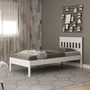 Ver imagem 3 de Cama de Solteiro para Colchão 88cm Cm8006 Tecno Mobili - Branco