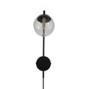 Ver imagem 4 de Arandela New Figo Preta - Vidro Transparente