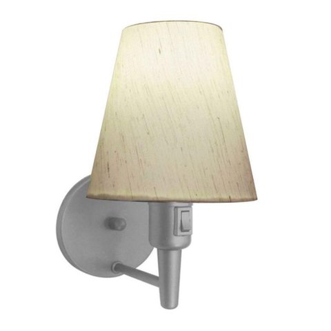 Lustre Pendente Quadrado Vivare Md-4006 Cúpula em Tecido 21/50x50cm - Bivolt Cinza-linho-bege 110v/
