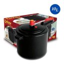 Ver imagem 3 de Panela Pressao 10 Lts Eiriflon Aluminio Eirilar Antiaderente