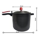 Ver mais imagens de Panela Pressao 10 Lts Eiriflon Aluminio Eirilar Antiaderente