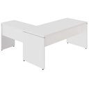 Ver imagem 4 de Mesa de Escritório Escrivaninha L 1,70m Pé Painel F5 Office Cor:branco