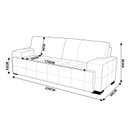 Ver imagem 3 de Sofá 3 Lugares Roma 230cm