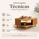 Ver imagem 4 de Mesa de Centro Ripada Açaí Nature JB Bechara