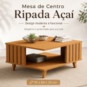 Ver imagem 2 de Mesa de Centro Ripada Açaí Nature JB Bechara
