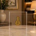 Ver imagem 1 de Quadro Caixa Acrílico Nossa Senhora Aparecida 15x15x5cm - Box Luxo Religioso