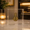 Ver imagem 3 de Quadro Caixa Acrílico Nossa Senhora Aparecida 15x15x5cm - Box Luxo Religioso