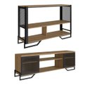 Ver imagem 2 de Conjunto p/ Sala Rack/Aparador Industrial Mel P1027 P1021