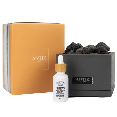 Difusor de Aromas Caixa Pedra Vulcanica Antik