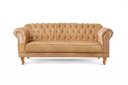 Ver imagem 5 de Sofá Chesterfield 3 Lugares Couro Sintético Duque