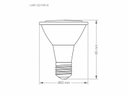 Ver imagem 2 de Lâmpada Led Par 20 7w 2700k E27 Taschibra 7w | Luz Quente | 2700k