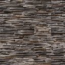 Ver imagem 3 de Papel de Parede Adesivo Pedras Filetes em Tons Marrom 15m