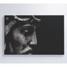 Quadro Estatua Jesus Cristo - 90x60 cm - Vidro Impresso - 8