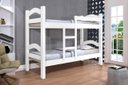 Ver imagem 1 de Cama Beliche ABS 100% MDF Com Estrado em Madeira e Escada Lateral Cor Branco JA