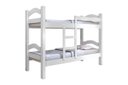 Ver imagem 2 de Cama Beliche ABS 100% MDF Com Estrado em Madeira e Escada Lateral Cor Branco JA