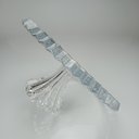 Ver imagem 2 de Prato para Bolo de Cristal Transparente 14x32x32cm Boleira Festa Doces Suporte