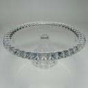 Ver imagem 4 de Prato para Bolo de Cristal Transparente 14x32x32cm Boleira Festa Doces Suporte