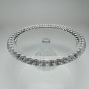 Ver imagem 7 de Prato para Bolo de Cristal Transparente 14x32x32cm Boleira Festa Doces Suporte