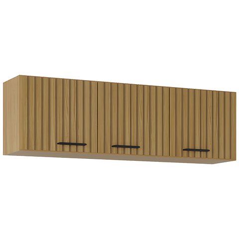 Armário de Cozinha Aéreo Classic 120cm Damasco com Porta Ripada Z46 – Mpozenato